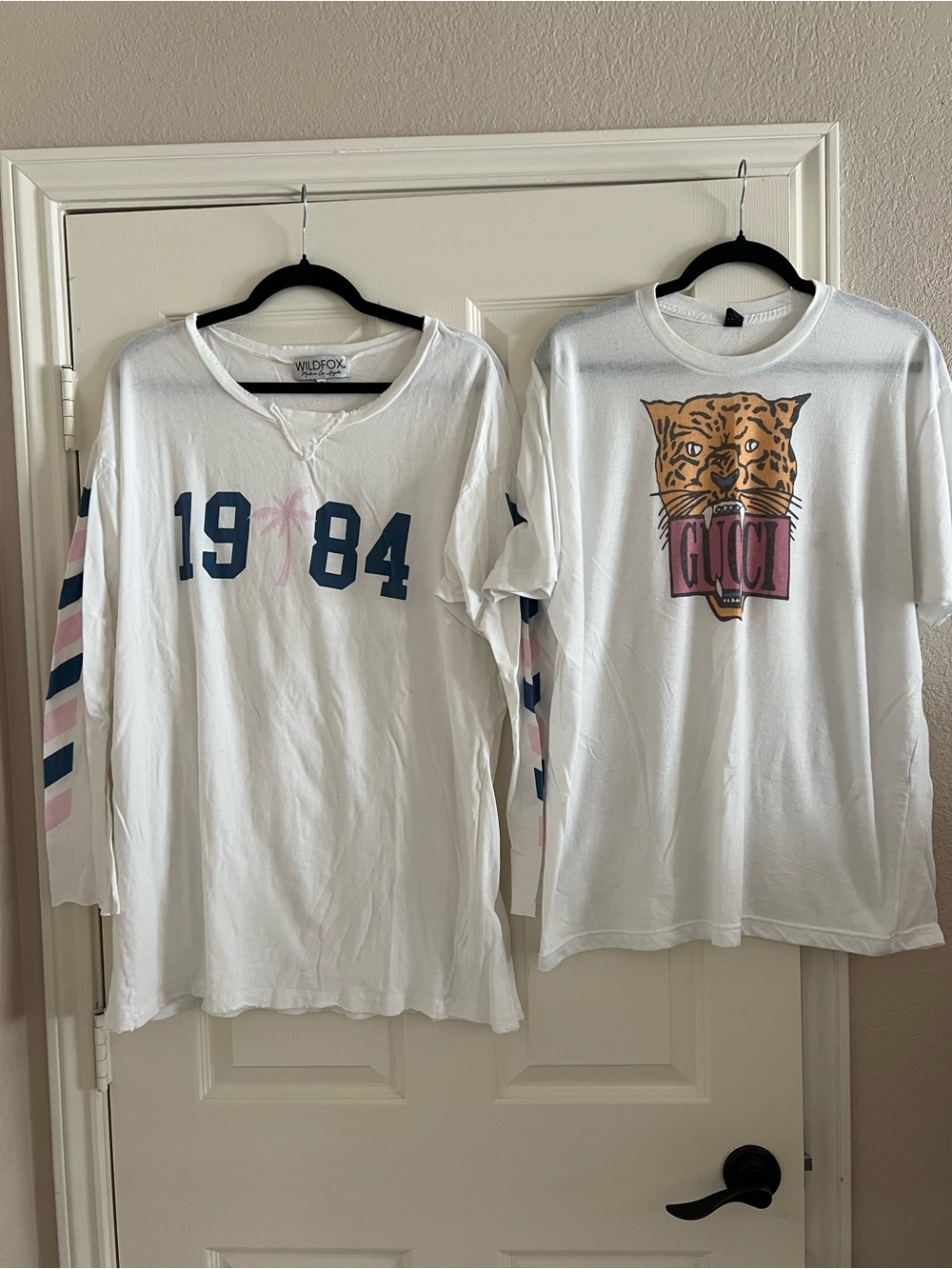Wildfox White 1984 Long Sleeve Shirt Lot